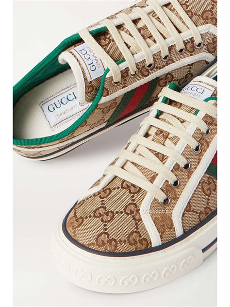 gucci 77 sneakers|Gucci tennis 1977 canvas sneakers.